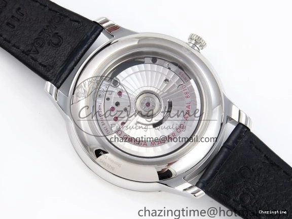 1230 Trendsetting De Ville Power Reserve SS MKF 1:1 Best Edition Blue Textured Dial on Black Leather Strap A 7742